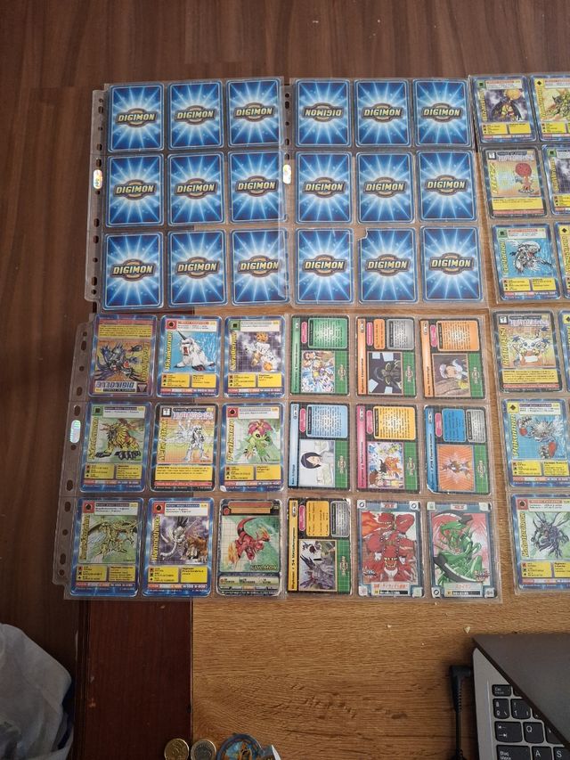 Lote cartas digimon