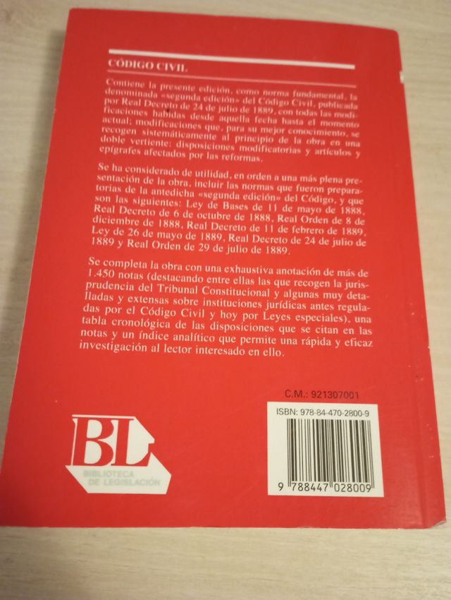 Codigo civil. Ed. 30