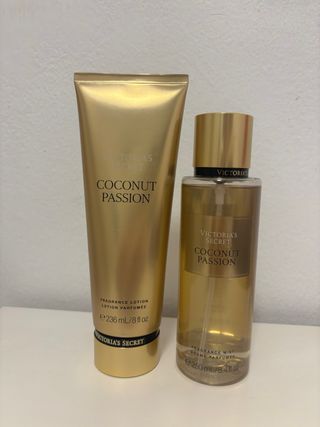 Colonia y crema coco victoria secret