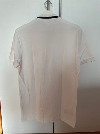 Polo Lacoste Slim Fit blanco talla M