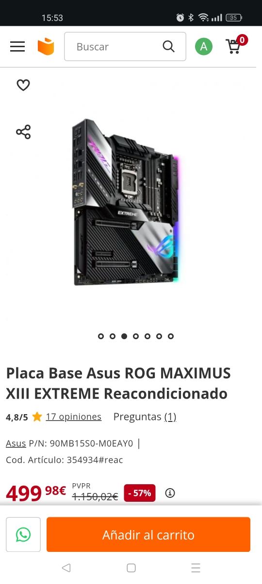 Asus Rog Maximus XIII Extreme