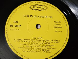 COLIN BLUNSTONE - ONE YEAR , 1972