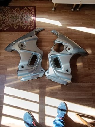 Cúpula, faro, retrovisores Yamaha Fazer