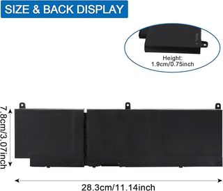 Batteria per computer portatile OPAHUTER PKWVM DELL Precision 7550