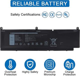 Batteria per computer portatile OPAHUTER PKWVM DELL Precision 7550