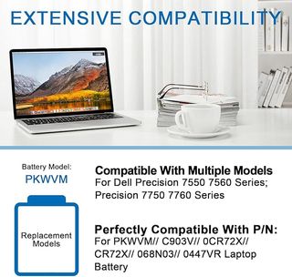 Batteria per computer portatile OPAHUTER PKWVM DELL Precision 7550