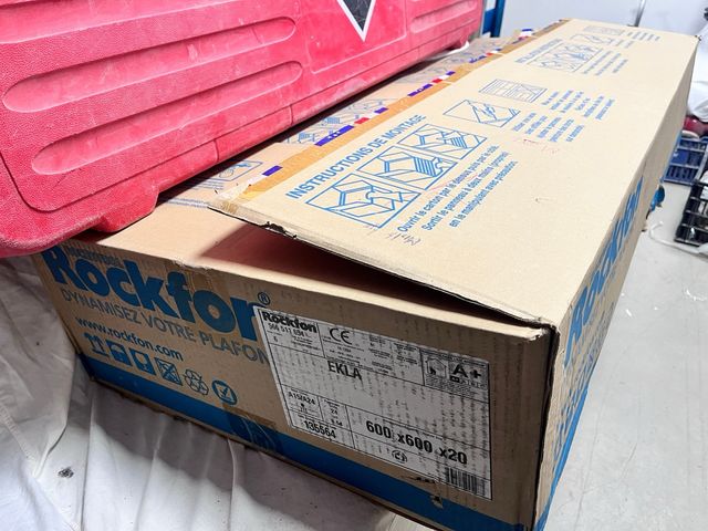 Placa acustica Rockfon Ekla 600x600x20mm