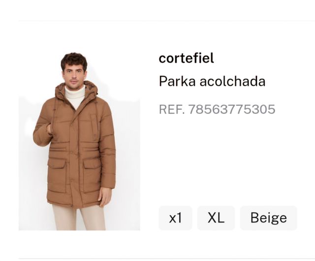 Abrígate con esta hermosa parka.