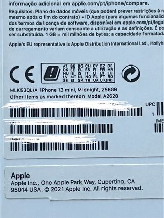 iPhone 13 mini da 256 GB Mindnight