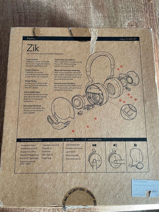 Auriculares Zik Parrot como nuevos