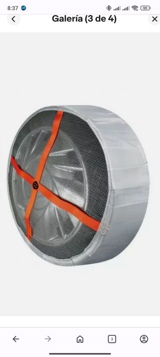 Cadenas nieve tela Premium, AUTOSOCK 62