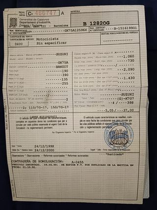 Se vende Suzuki Bandit 400 cc de 16 válvulas