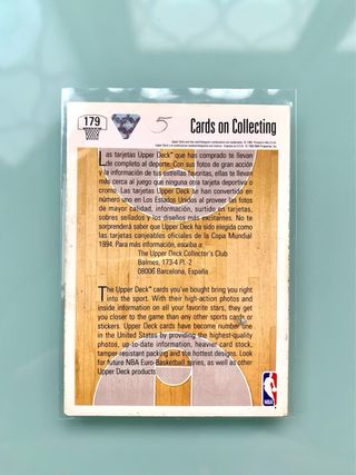 Carta NBA Drazen Petrovic #179 Upper Deck 91-92 🇪🇸