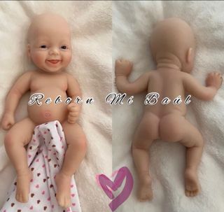 Bebé Minireborn Silicona 20cm 