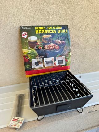 Mini griglia mini barbeque pieghevole BBQ 