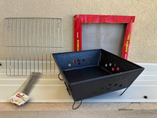 Mini griglia mini barbeque pieghevole BBQ 