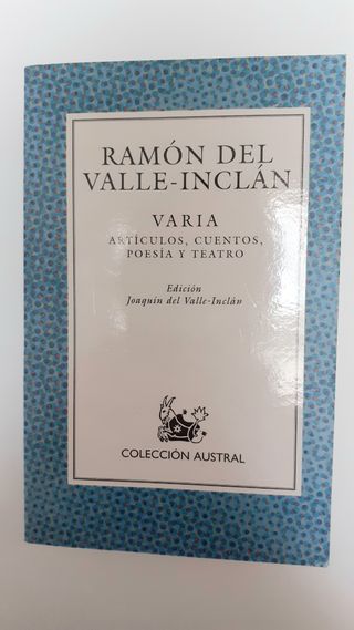 Varia: Artículos, cuentos, poesía y teatro