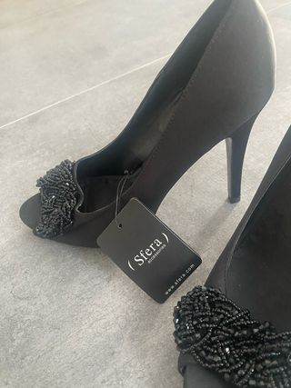 Zapatos de fiesta con tacon T.38 NUEVOS