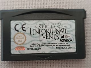 Lemony Snicket's. Cartucho Nintendo GBA