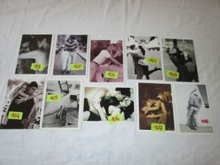 CARTOLINA COPPIE INNAMORATI SEXI POSTCARD 10 X15