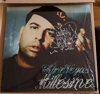 Disco vinilo chirie vegas firmado