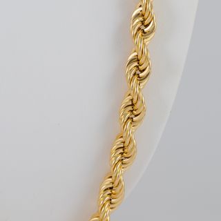 Cadena cordón oro 18k 750 70cm