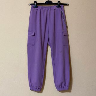 Pantaloni Larghi Aladino Harem Viola Lilla Catena