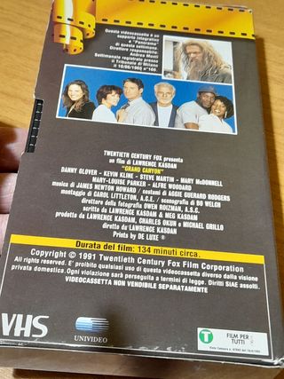 VIDEOCASSETTA VHS FILM GRAN CANYON