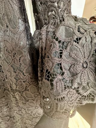 Traje flamenca con mantoncillo