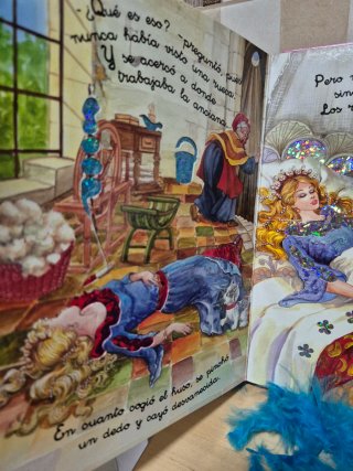 Cuento de brillos La Bella durmiente