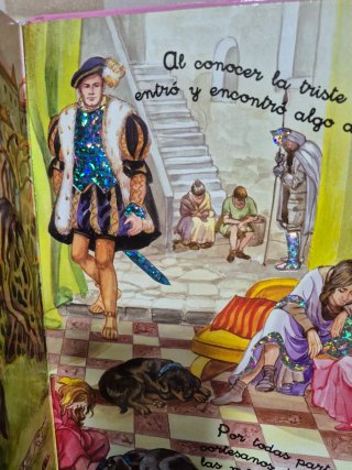 Cuento de brillos La Bella durmiente