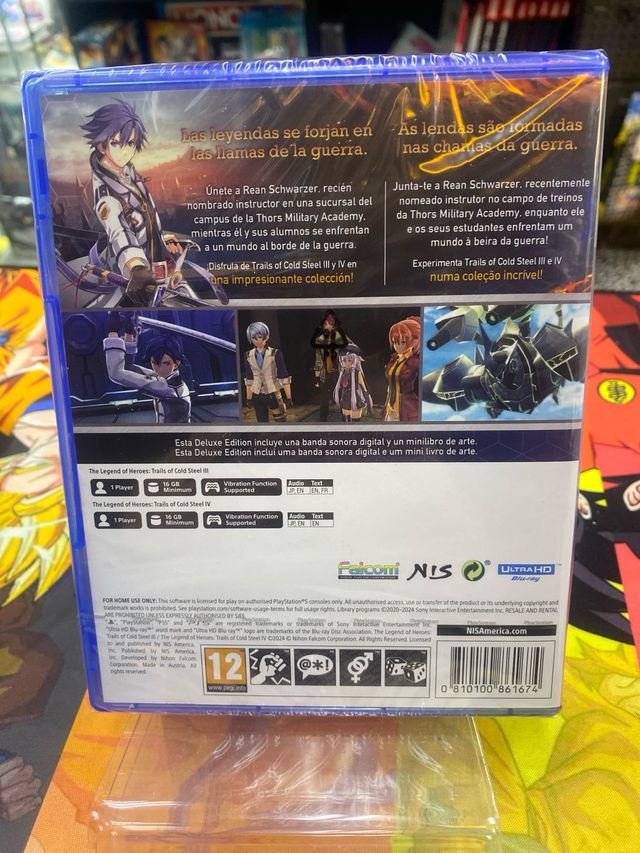 Trails of cold stell III y IV ps5 precintado