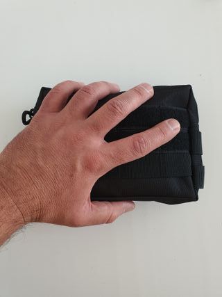 Riñonera molle primero auxilio EDC [Negro]