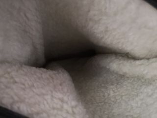 Botas de agua borreguito kaki 'Foca' nuevas