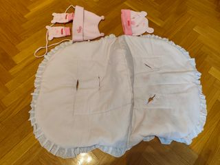 Pack ropa bebé niña 1-18 m, 3 tocas y funda carro