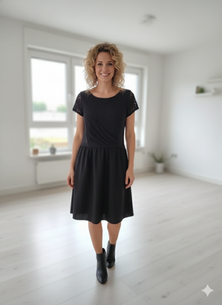 Vestido negro naf naf