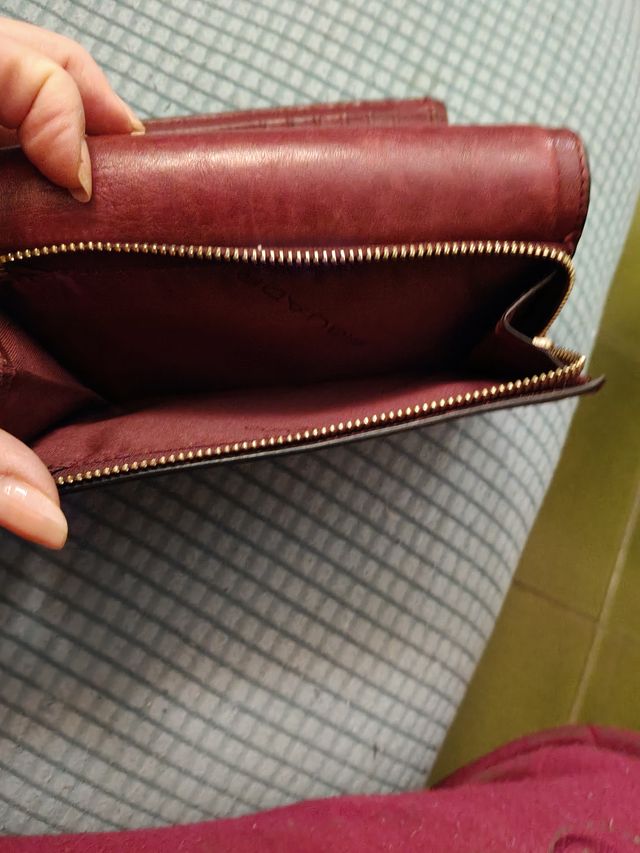 Portafoglio donna Piquadro bordeaux prot RFID