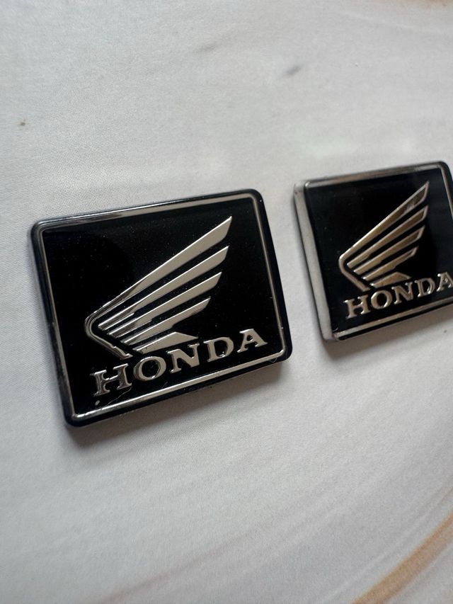 EMBLEMAS PEGATINA MANILLAR MOTO HONDA LOGO HRC
