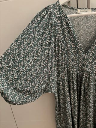 vestido estampado de flores