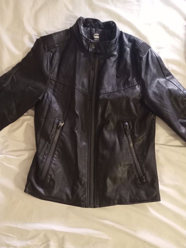 chaqueta de cuero