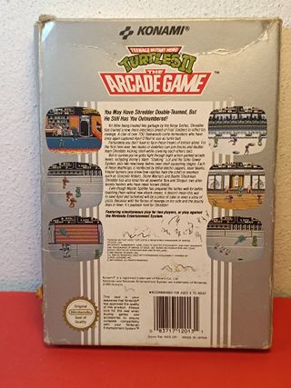 Juego Turtles II The Arcade Game Nintendo Nes Pal