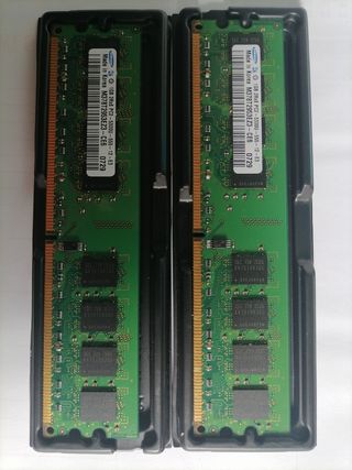 Kit Memoria DDR2 2x1Gb Samsung 