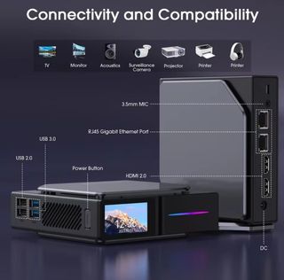 POTENTE Mini PC s1 intel n100 windows 11