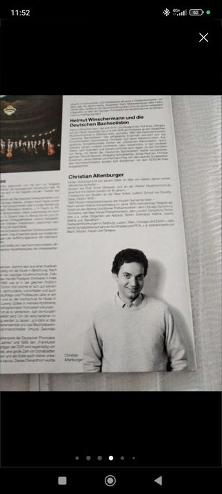 Vinilo violin barroco y clásico