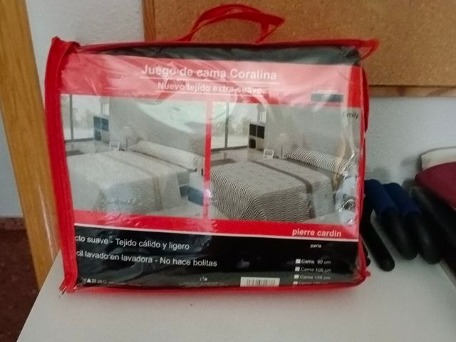 Sabanas invierno coralina de 90 x 190