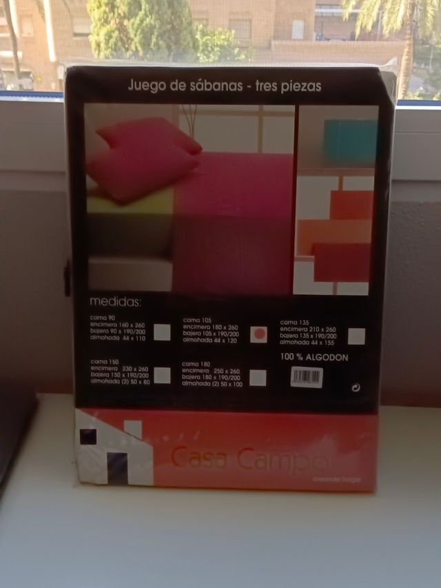 Sabanas  de 105 x 190/200