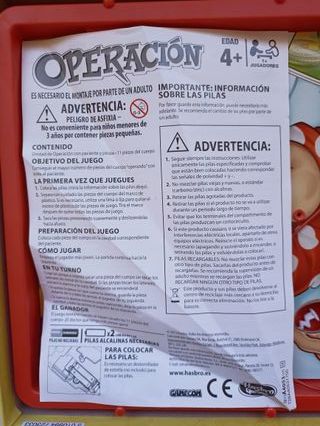 Juego completo Operación - Hasbro
