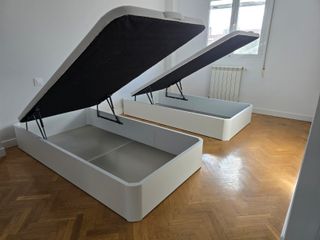 Canape abatible, canape de madera, canapé + patas