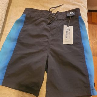 BAÑADOR NIÑO MARCA RIP CURL AZUL MARINO TALLA 12