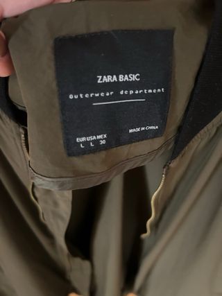 Bomber fina verde militar